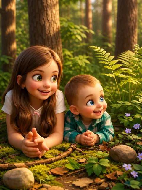 3D šeimos filmo stilius