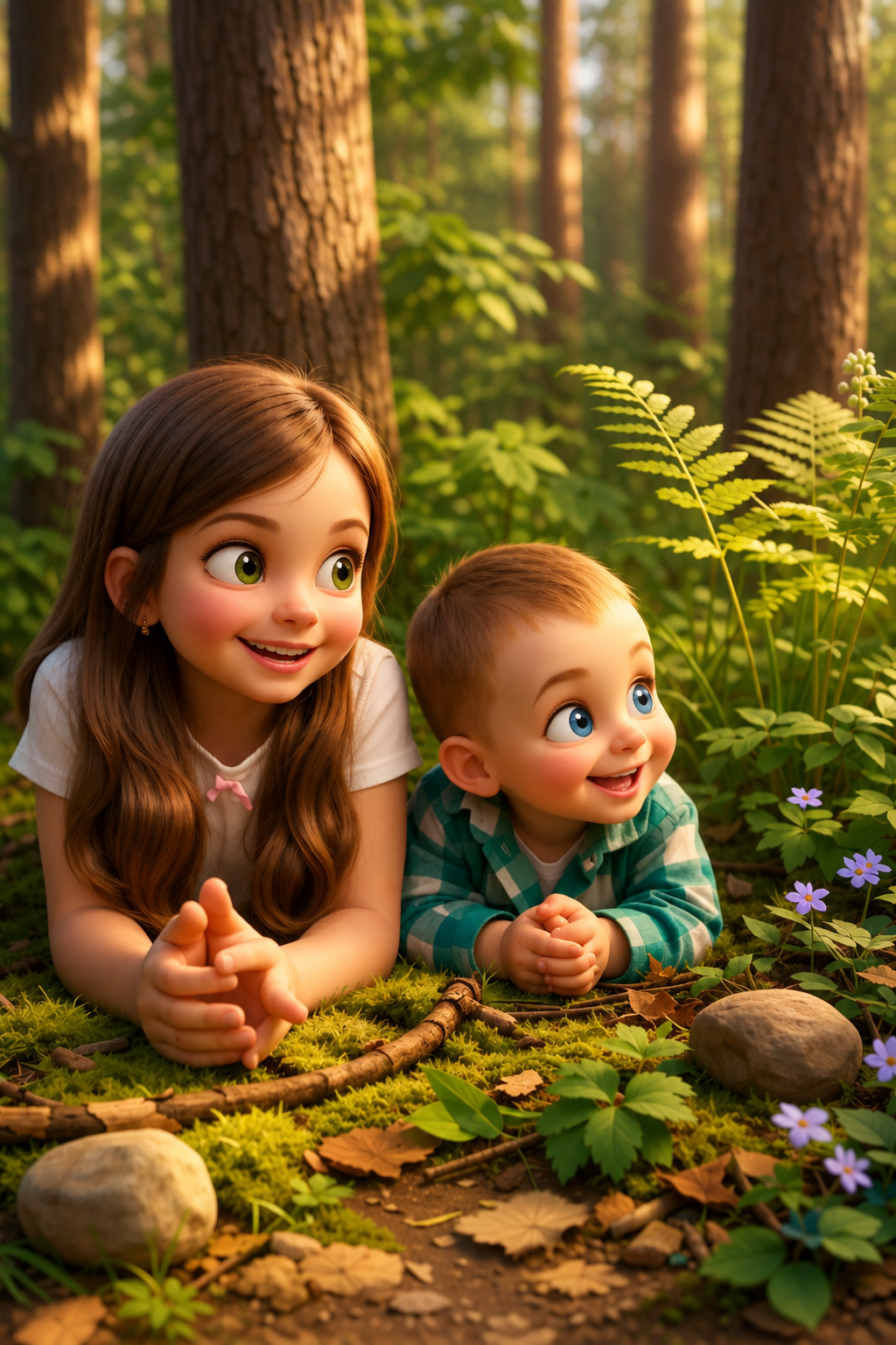 3D šeimos filmo stilius
